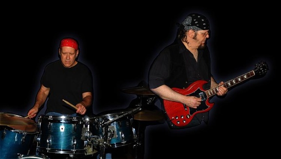 Promo photo for Japanese Tsunami Benefit album (Lion Music). rich+bill mastermind.jpg